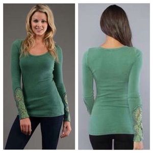 *RARE* Free People Crafty Lace Thermal